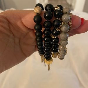 The Lace Project Bracelets, set of four